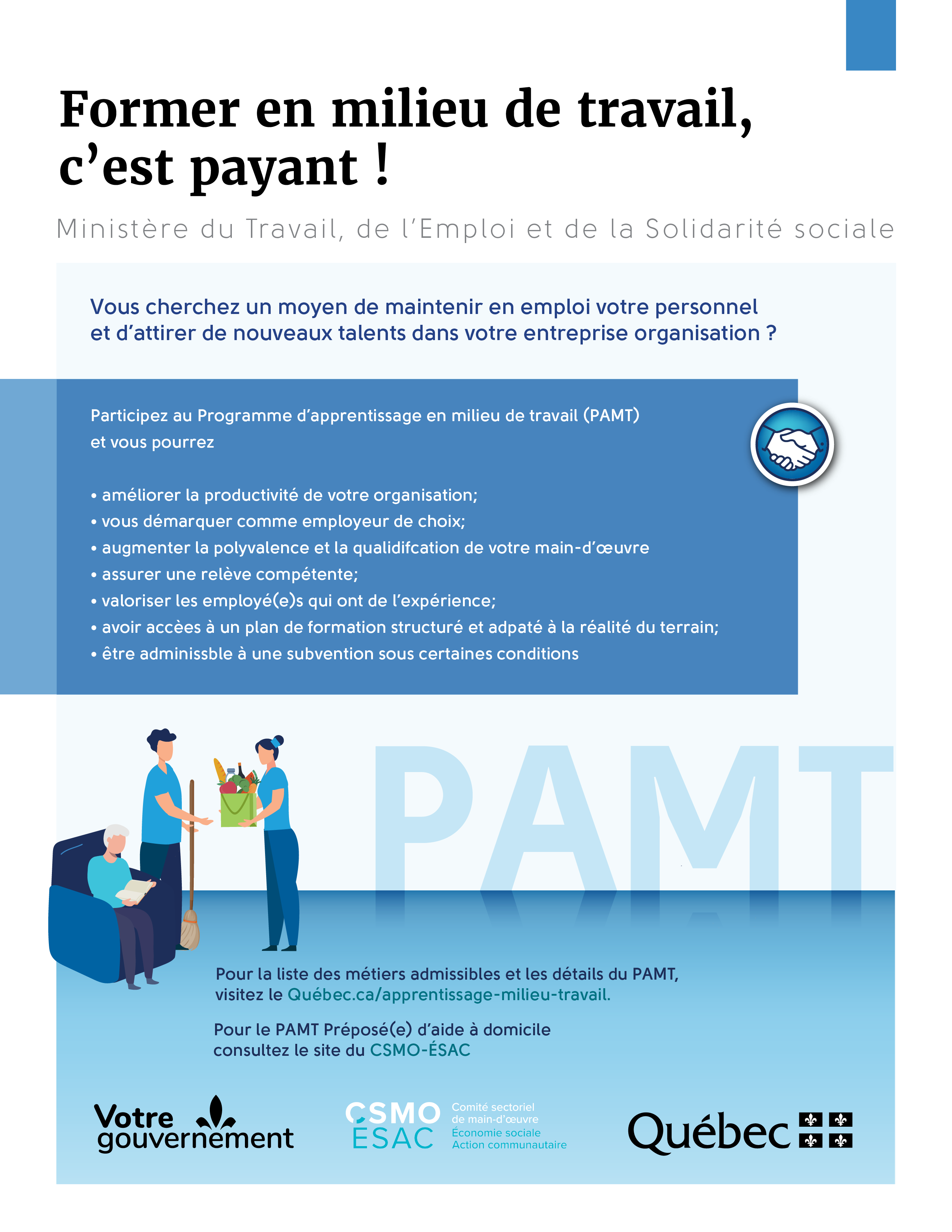 Papillon numérique Entreprise CSMO ESAC b