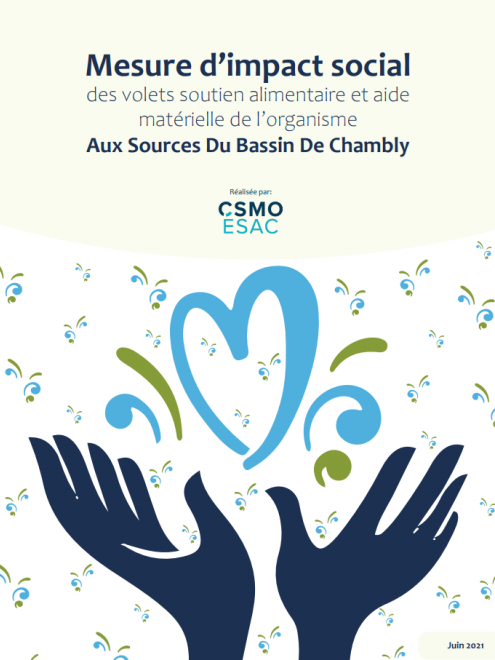 Mesure d'impact social des volets soutien alimentaire et aide matérielle de l'organisme Aux Sources Du Bassin De Chambly