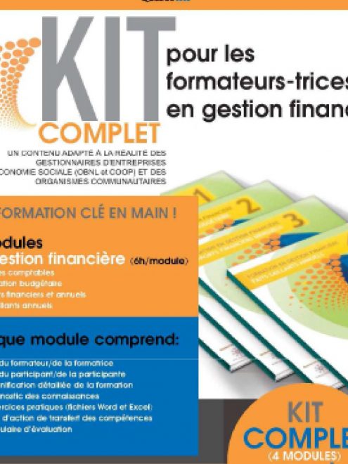 Kit complet pour les formateurs en gestion financière - 4 modules