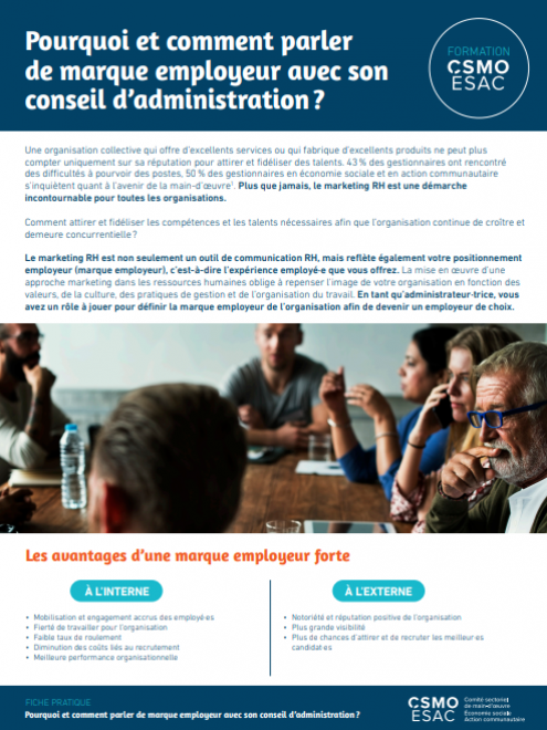 Outil RH : pourquoi et comment parler de marque employeur à son CA